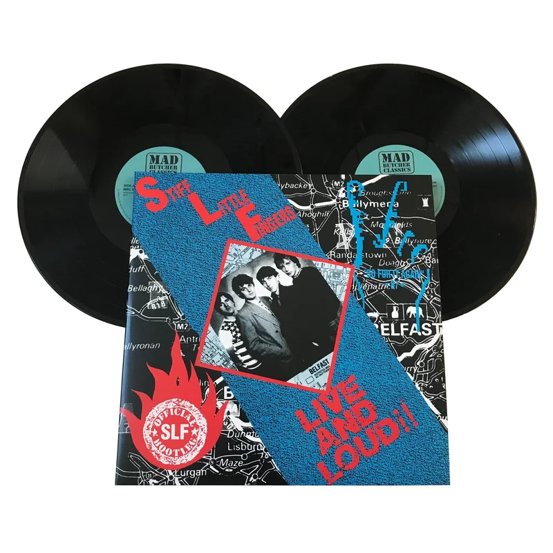 Stiff Little Fingers: Live & Loud 12"
