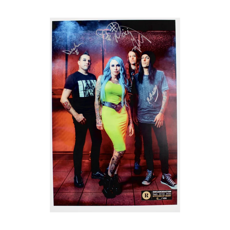 STITCHED UP HEART X REVOLVER X INKCARCERATION - SIGNED FESTIVAL POSTER