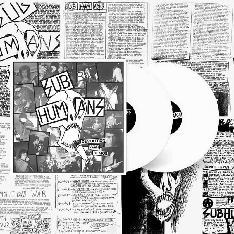Subhumans: Demolition War Demos 2x12" black vinyl