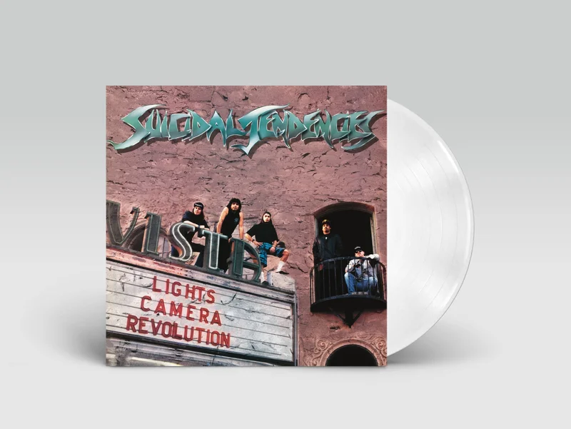 SUICIDAL TENDENCIES LIGHTS CAMERA REVOLUTION LP - EXCLUSIVE - LTD. 333 - WHITE