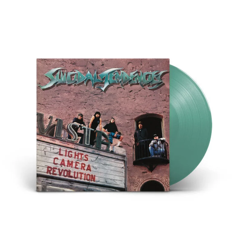 SUICIDAL TENDENCIES LIGHTS CAMERA REVOLUTION LP - TRANSPARENT GREEN