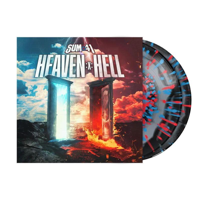 SUM 41 HEAVEN :X: HELL 2LP - EXCLUSIVE - LTD. 500 - BLACK/GREY SMUSH/RED/BLUE/SPLATTER