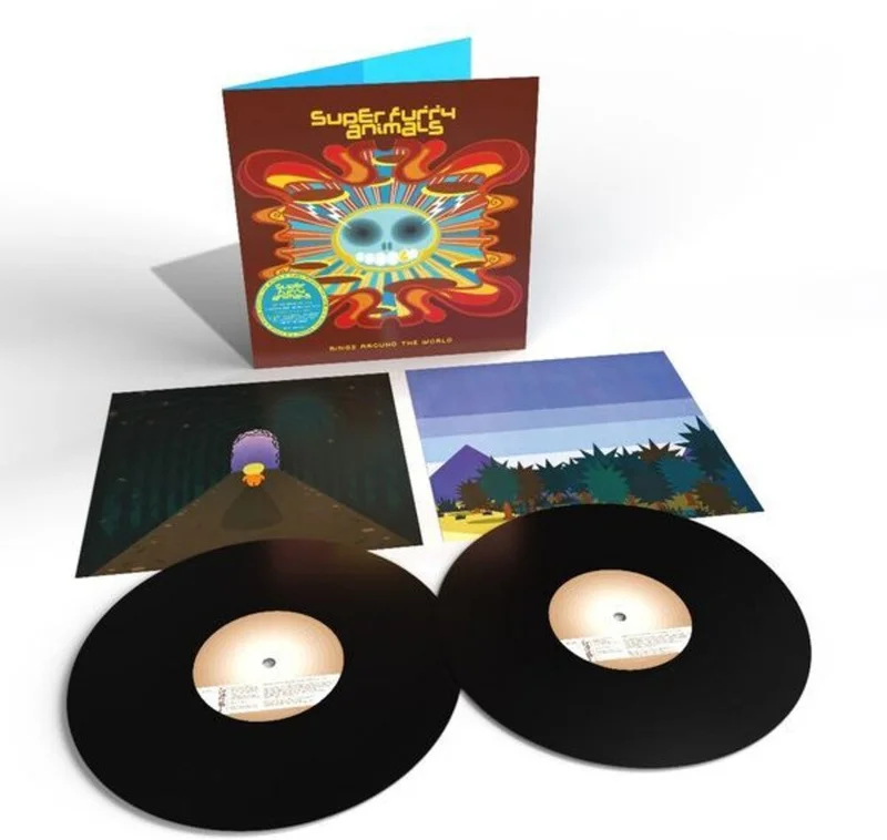 SUPER FURRY ANIMALS 'RINGS AROUND THE WORLD' 20TH ANNIVERSARY EDITION 2LP