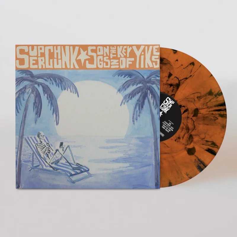 Superchunk: Songs in the Key of Yikes 12" (orange and black swirl)