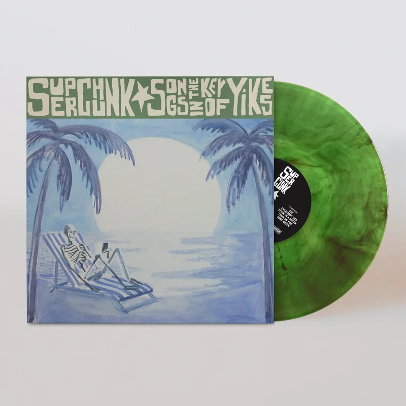 SUPERCHUNK SONGS IN THE KEY OF YIKES LP - ALTERNATE COVER EDITION - LTD. 500 - GREEN SMOKE