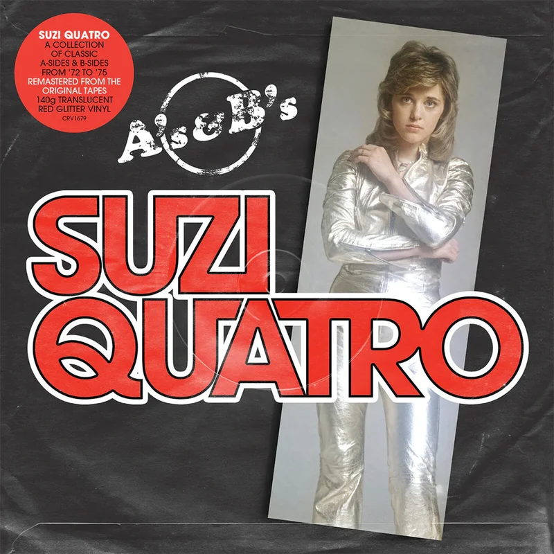 SUZI QUATRO - A's & B's - RED COLOR - VINYL LP