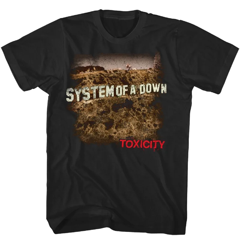 SYSTEM OF A DOWN TOXICITY T-SHIRTS black