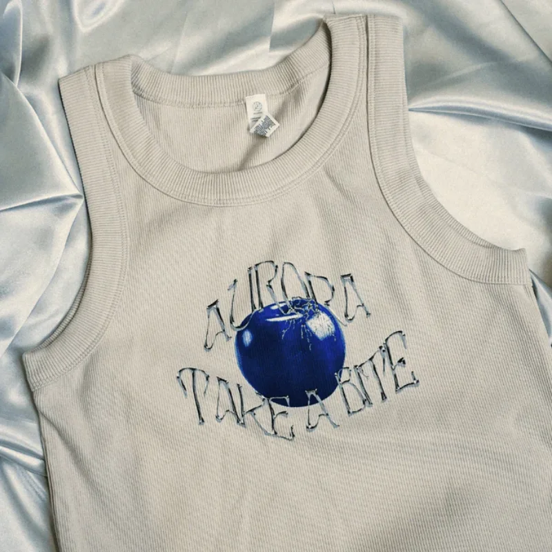 Take A Bite Rib Racer Tank Top.