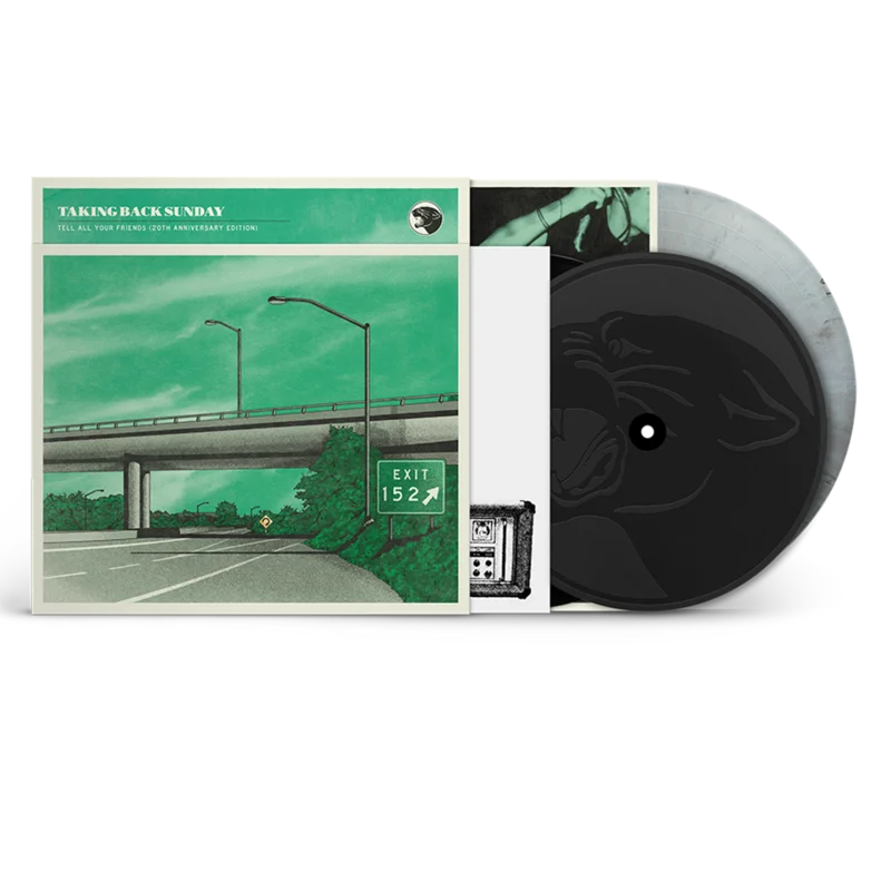 TAKING BACK SUNDAY 'TELL ALL YOUR FRIENDS' 20TH ANNIVERSARY EDITION LP + 10" - SILVER
