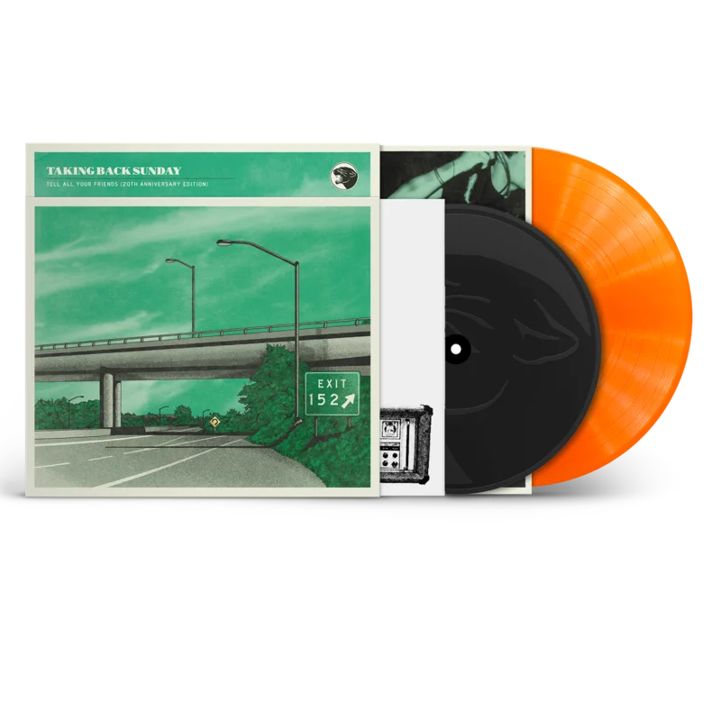 TAKING BACK SUNDAY 'TELL ALL YOUR FRIENDS' LP + 10" - EXCLUSIVE - LTD. 1000 - ORANGE CRUSH