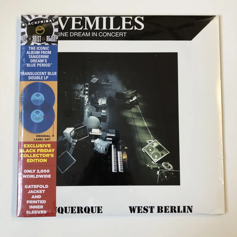 Tangerine Dream: Livemiles 12" (new; Black Friday 2018 exclusive)