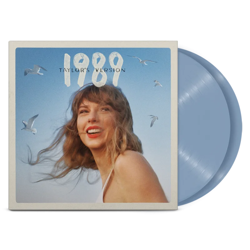 TAYLOR SWIFT - 1989 (TAYLOR'S VERSION) - DELUXE EDITION - CRYSTAL SKIES BLUE COLOR - 2-LP - VINYL LP