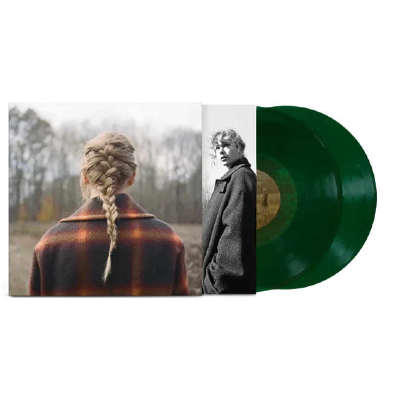 TAYLOR SWIFT 'EVERMORE' 2LP - GREEN