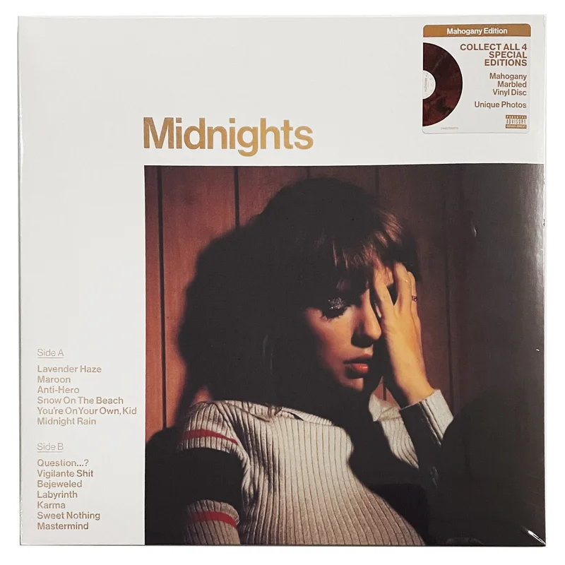 Taylor Swift: Midnights 12" (Mahogany vinyl)