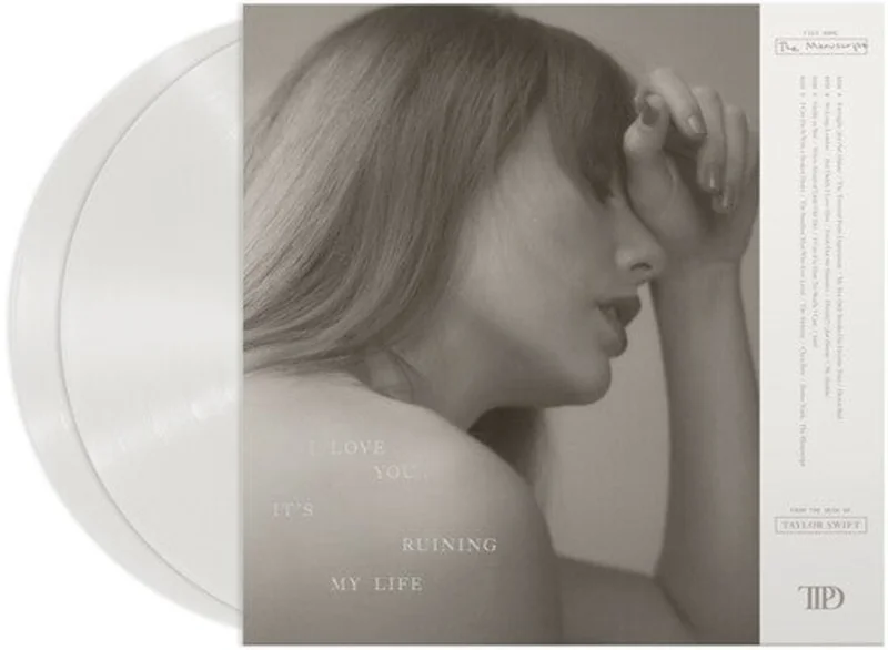 Taylor Swift: The Tortured Poets Department 2x12" (ghosted white vinyl)