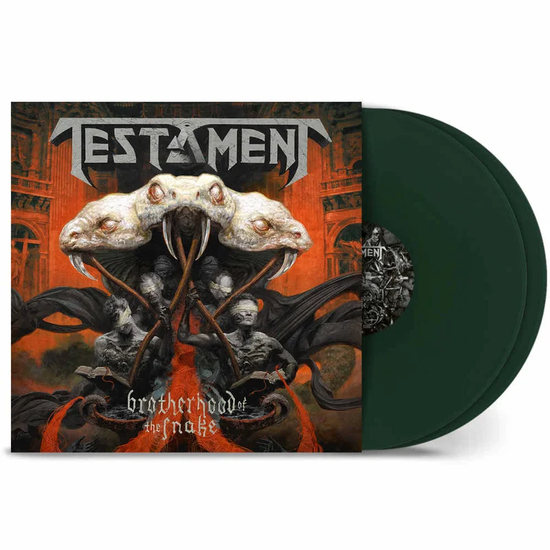 TESTAMENT 'BROTHERHOOD OF THE SNAKE' 2LP - GREEN