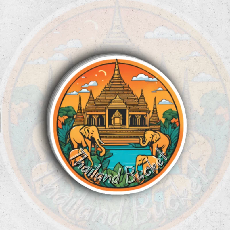 Thailand Bucket (Sk exclusive) - glossy vinyl sticker