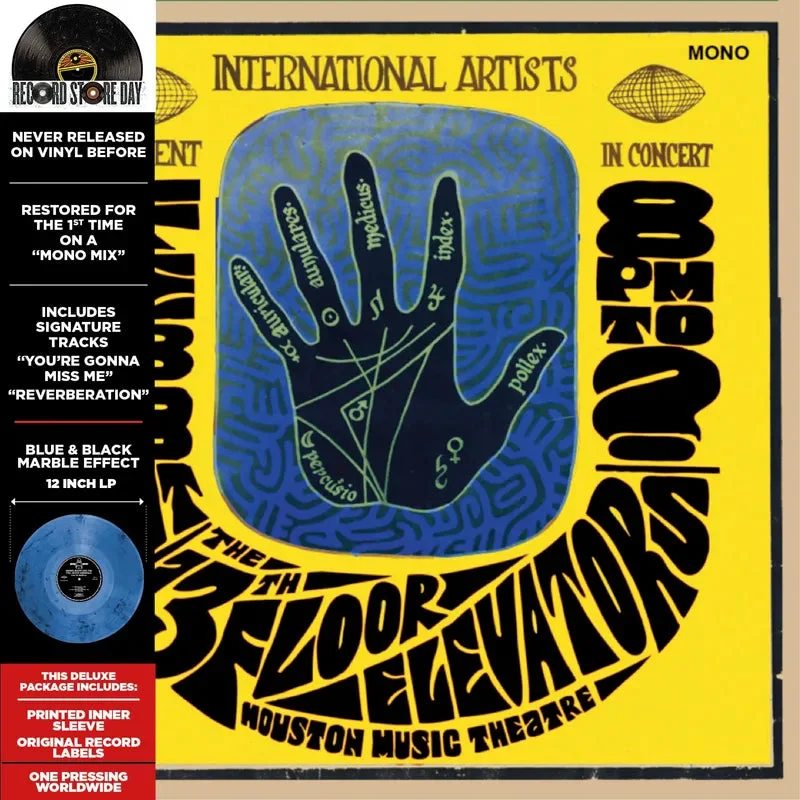 The 13th Floor Elevators: Houston Music Theatre, Live 1967 12" (RSD 2025)