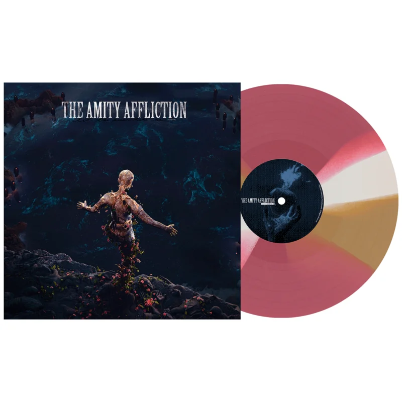 THE AMITY AFFLICTION LET THE OCEAN TAKE ME 10TH ANNIVERSARY LP - EXCLUSIVE - LTD. 400 - BONE/BROWN/OXBLOOD/TWIST