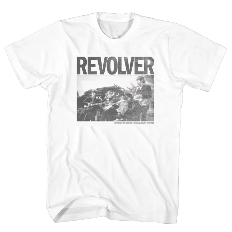 THE BEATLES - REVOLVER TEE WHITE