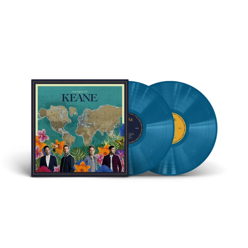 The Best Of Keane: Aqua Blue Vinyl 2LP
