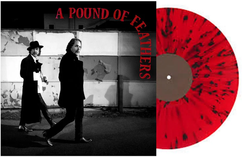 The Black Crowes: A Pound Of Feathers 12" (red with black splatter vinyl)