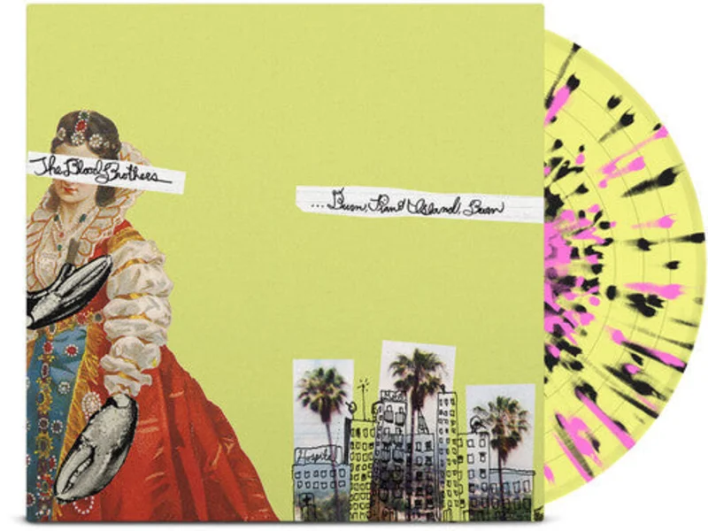 THE BLOOD BROTHERS BURN, PIANO ISLAND, BURN 20TH ANNIVERSARY LP + 7" - YELLOW/PINK/BLACK/SPLATTER