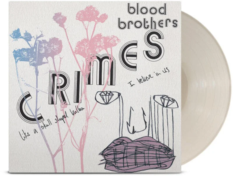 THE BLOOD BROTHERS CRIMES LP - BONE WHITE