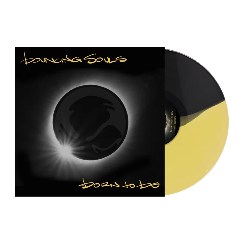 THE BOUNCING SOULS BORN TO BE LP (Exclusive  Limited to 300, Half Black/Half Yellow Vinyl)