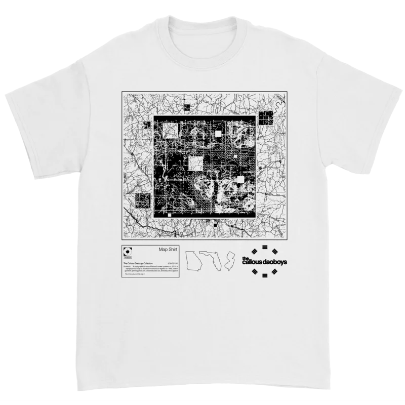 THE CALLOUS DAOBOYS MAP T-SHIRT