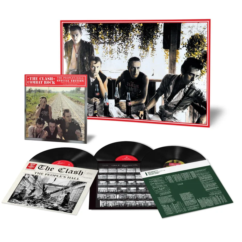 THE CLASH - COMBAT ROCK + THE PEOPLE'S HALL - SPECIAL 40TH ANNIVERSARY EDITION - 3-LP SET - VINYL LP