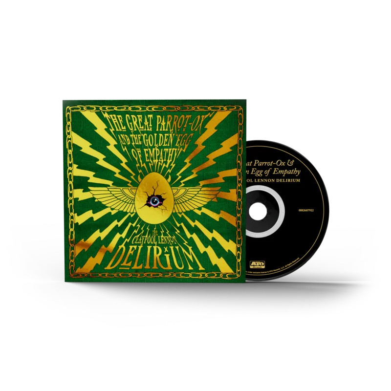 THE CLAYPOOL-LENNON DELIRIUM THE GREAT PARROT-OX AND THE GOLDEN EGG OF EMPATHY CD + 24-PAGE COMIC BOOK
