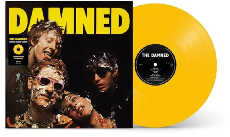 THE DAMNED 'DAMNED DAMNED DAMNED' LP - YELLOW