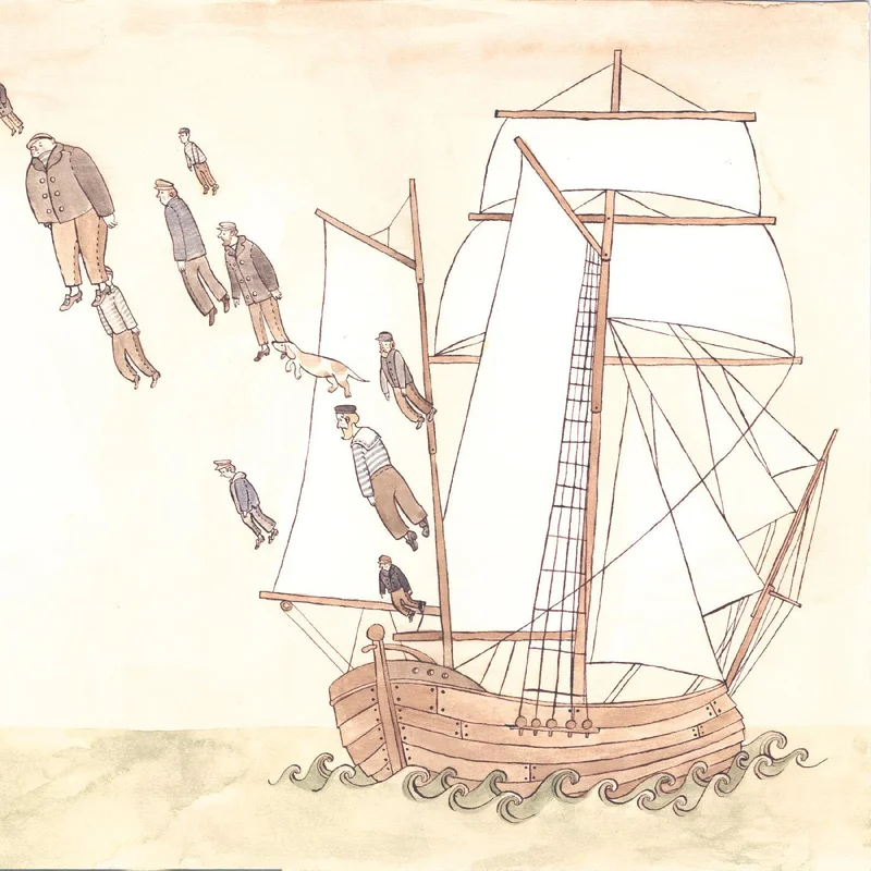 THE DECEMBERISTS - 'CASTAWAYS AND CUTOUTS' LP - GOLD