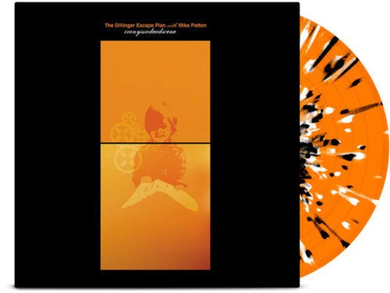 THE DILLINGER ESCAPE PLAN IRONY IS A DEAD SCENE ANNIVERSARY EDITION LP - ORANGE/BLACK/WHITE
