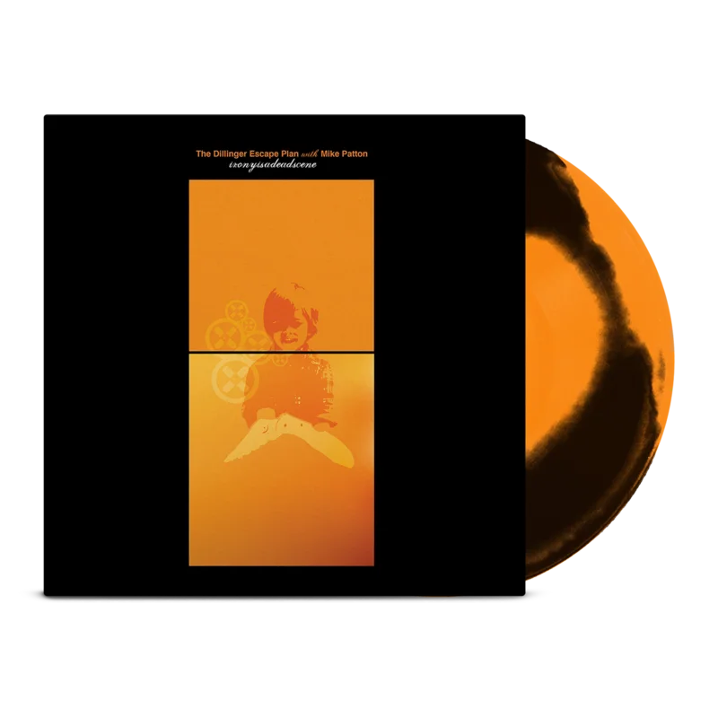 THE DILLINGER ESCAPE PLAN IRONY IS A DEAD SCENE LP - EXCLUSIVE - LTD. 500 - TANGERINE/BLACK