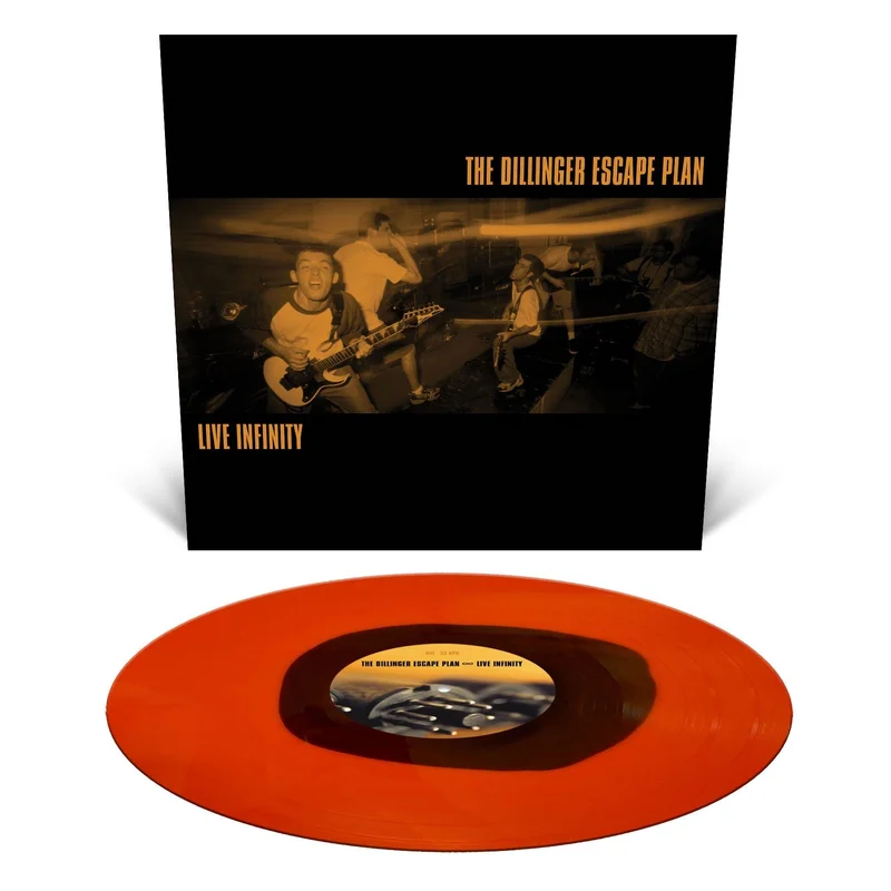 THE DILLINGER ESCAPE PLAN LIVE INFINITY LP - BLACK/ORANGE KRUSH
