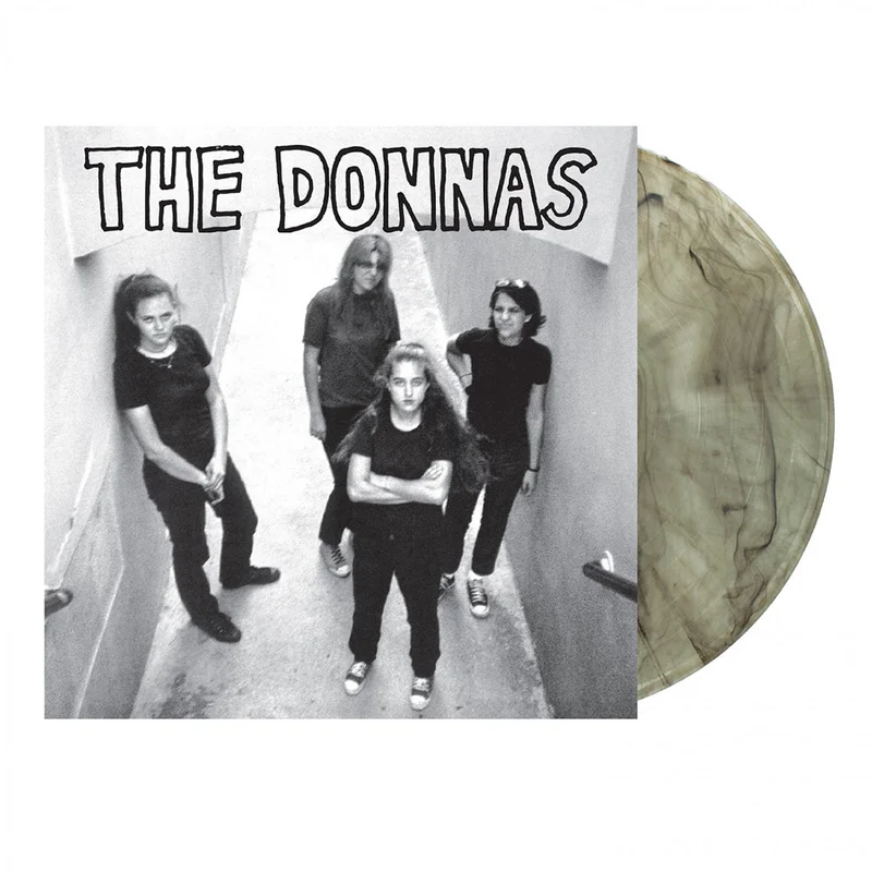 THE DONNAS 'THE DONNAS' LP - NATURAL/BLACK SWIRL
