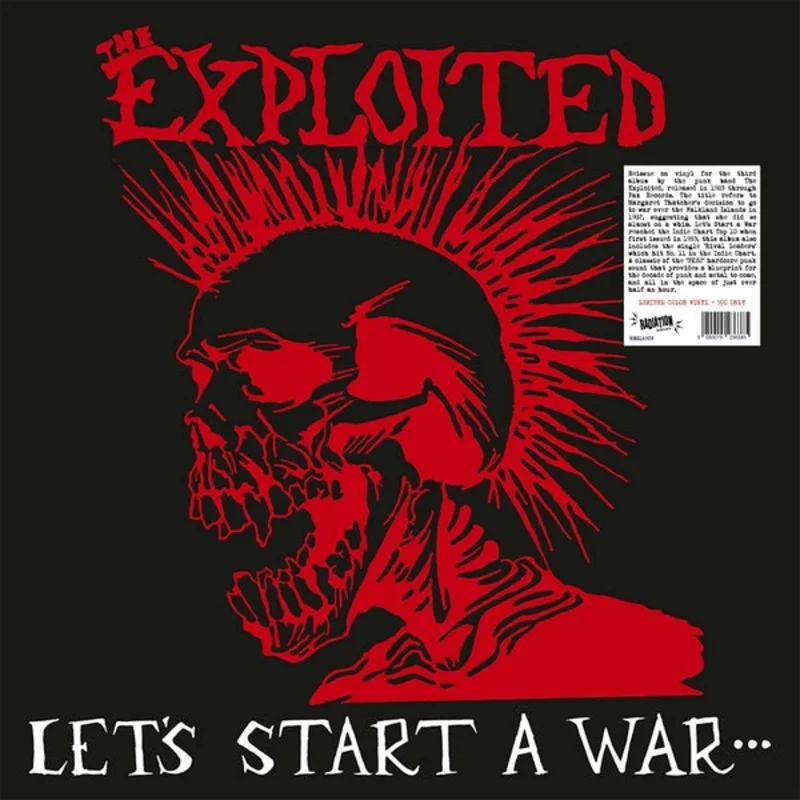 The Exploited: Let's Start A War 12"