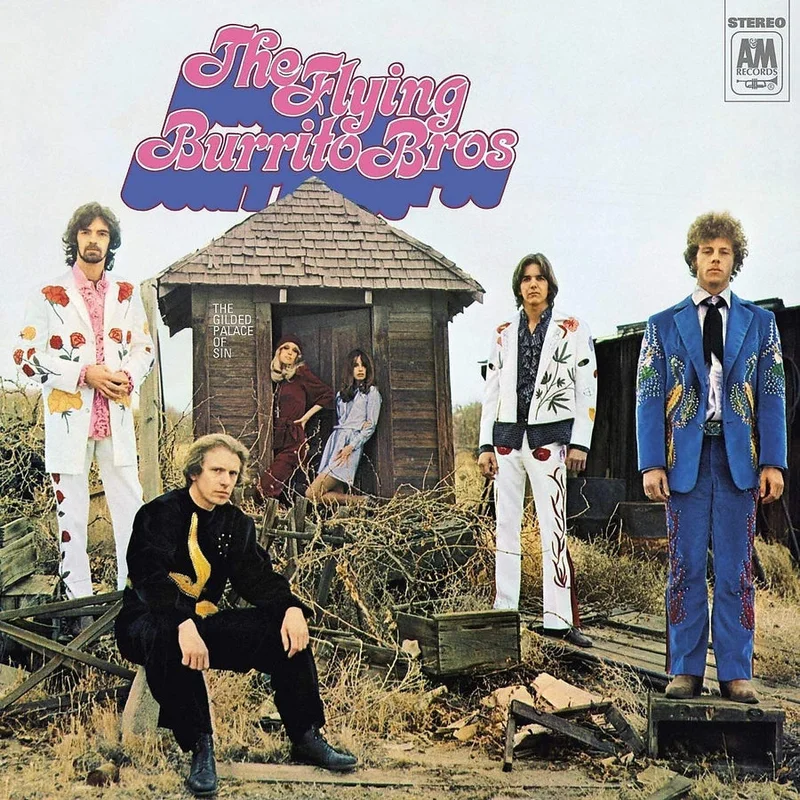 THE FLYING BURRITO BROTHERS - GRAM PARSONS - THE GILDED PALACE OF SIN - VINYL LP