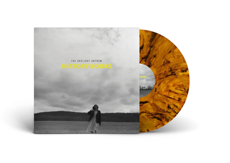 THE GASLIGHT ANTHEM HISTORY BOOKS LP - EXCLUSIVE - LTD. 500 - TIGER'S EYE