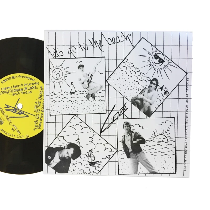 The Gears: Let's Go to the Beach 7" (new)