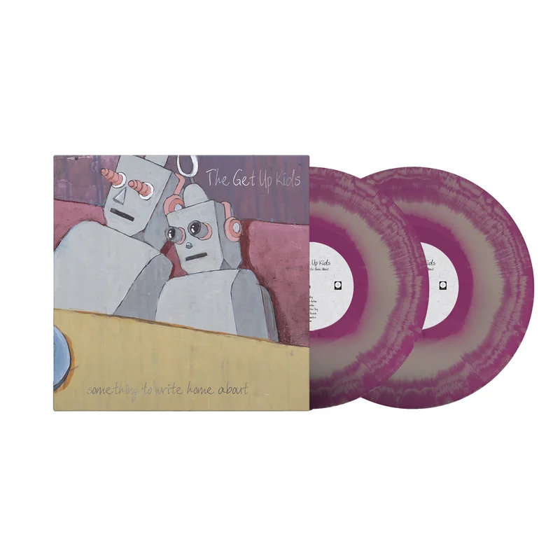 THE GET UP KIDS SOMETHING TO WRITE HOME ABOUT 25TH ANNIVERSARY 2LP - EXCLUSIVE - LTD. 500 - VIOLET/SILVER