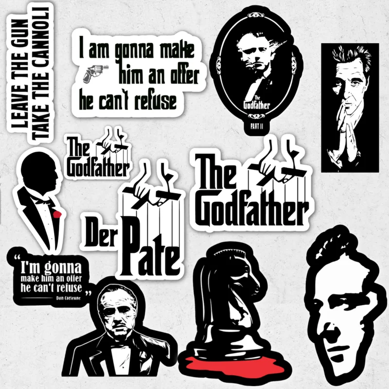 The Godfather -  Holographic Vinyl Sticker
