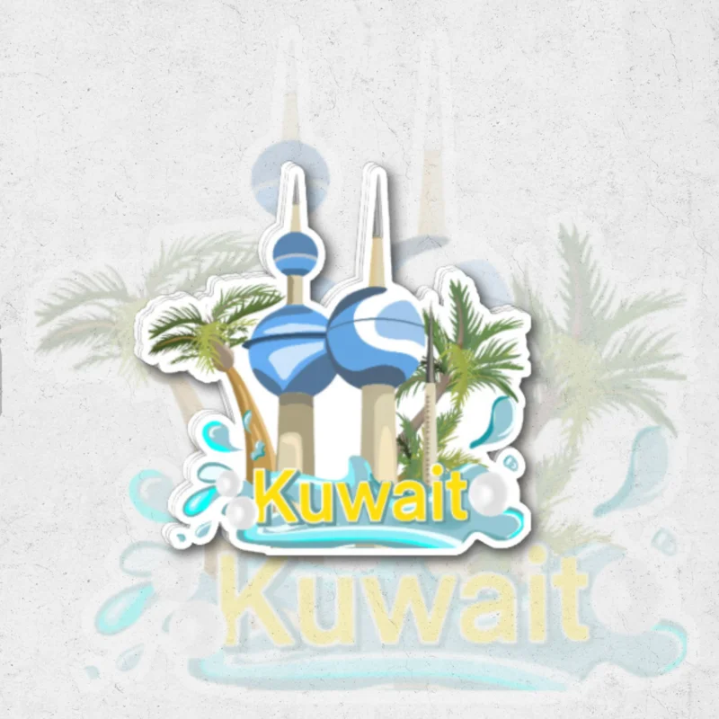The gulf pearl (SK exclusive) - Glossy vinyl sticker