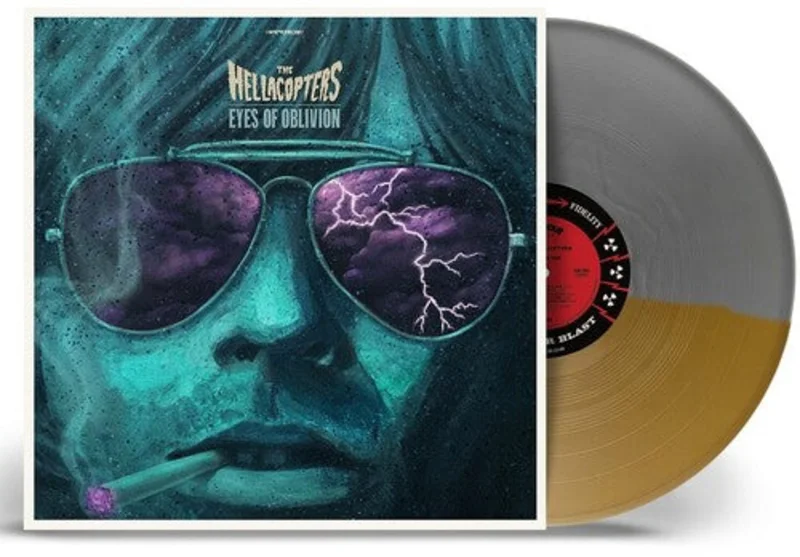 THE HELLACOPTERS 'EYES OF OBLIVION' LP - SILVER/GOLD