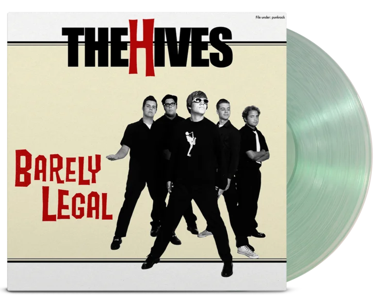 THE HIVES 'BARELY LEGAL' LP - EXCLUSIVE - LTD. 300 - COKE BOTTLE CLEAR