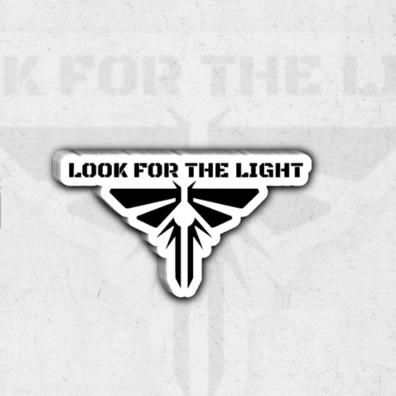 The Last for the light (the last of us) - Holographic vinyl sticker