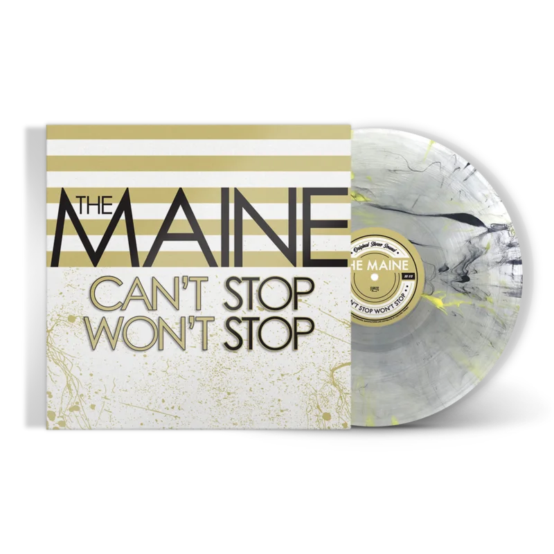 THE MAINE 'CAN'T STOP WON'T STOP' 15TH ANNIVERSARY LP - EXCLUSIVE - LTD. 500 - BLACK/YELLOW/SMOKE