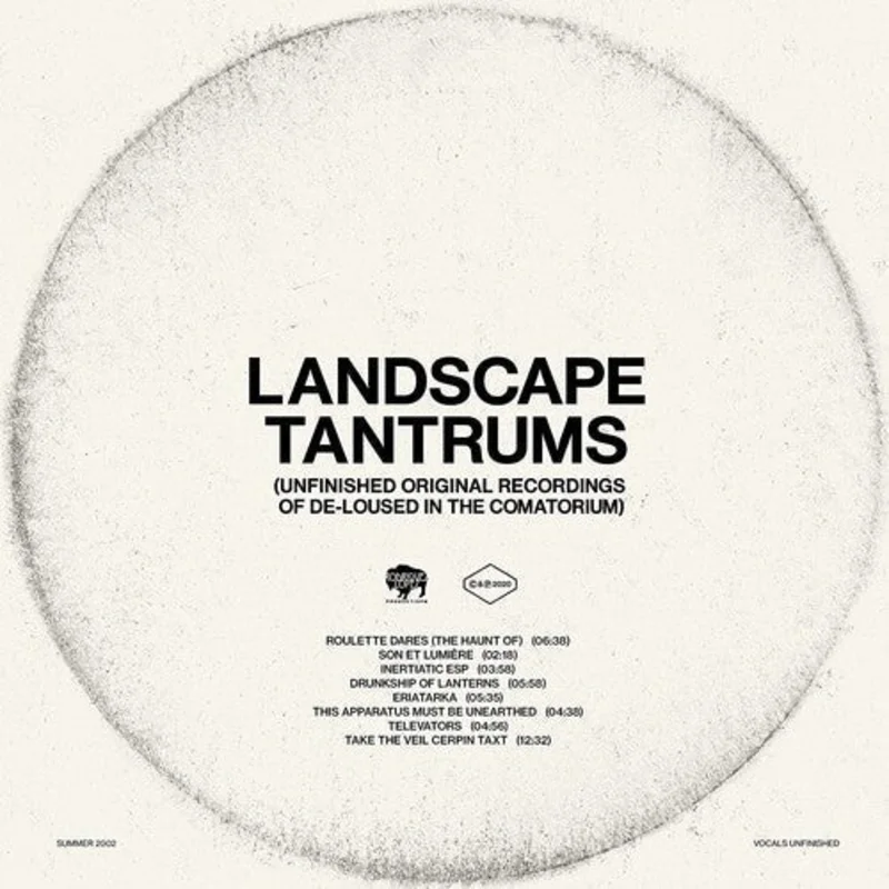 THE MARS VOLTA 'LANDSCAPE TANTRUMS - UNFINISHED ORIGINAL RECORDINGS OF DE-LOUSED IN THE COMATORIUM' LP